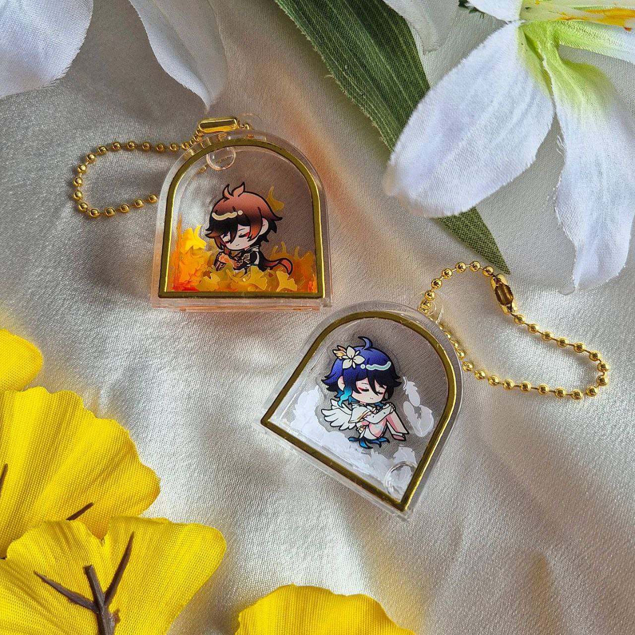 Genshin Impact Zhongli & Venti Arch Charms