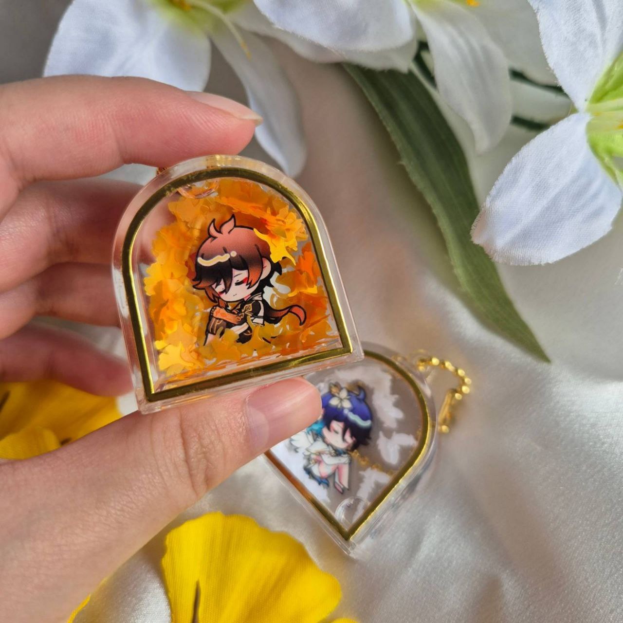 Genshin Impact Zhongli & Venti Arch Charms