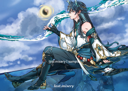 Honkai Star Rail DanHeng Imbibitor Lunae Water Print