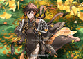 Genshin Impact Zhong Li Museum Outfit Print